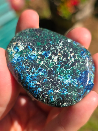 Galet Shattuckite et Malachite du Congo n°5
