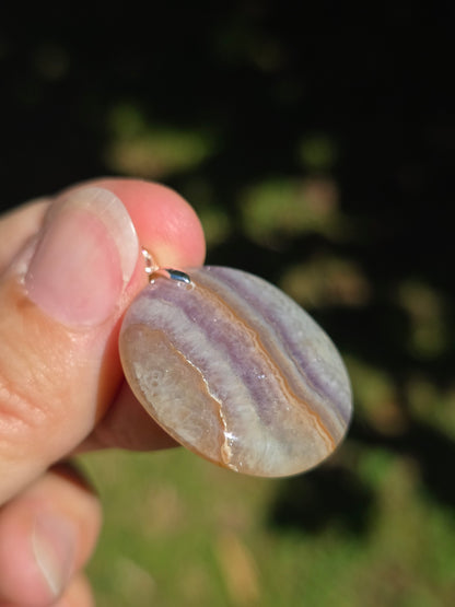 Pendentif Améthyste et Agate de Châtelperron n°5