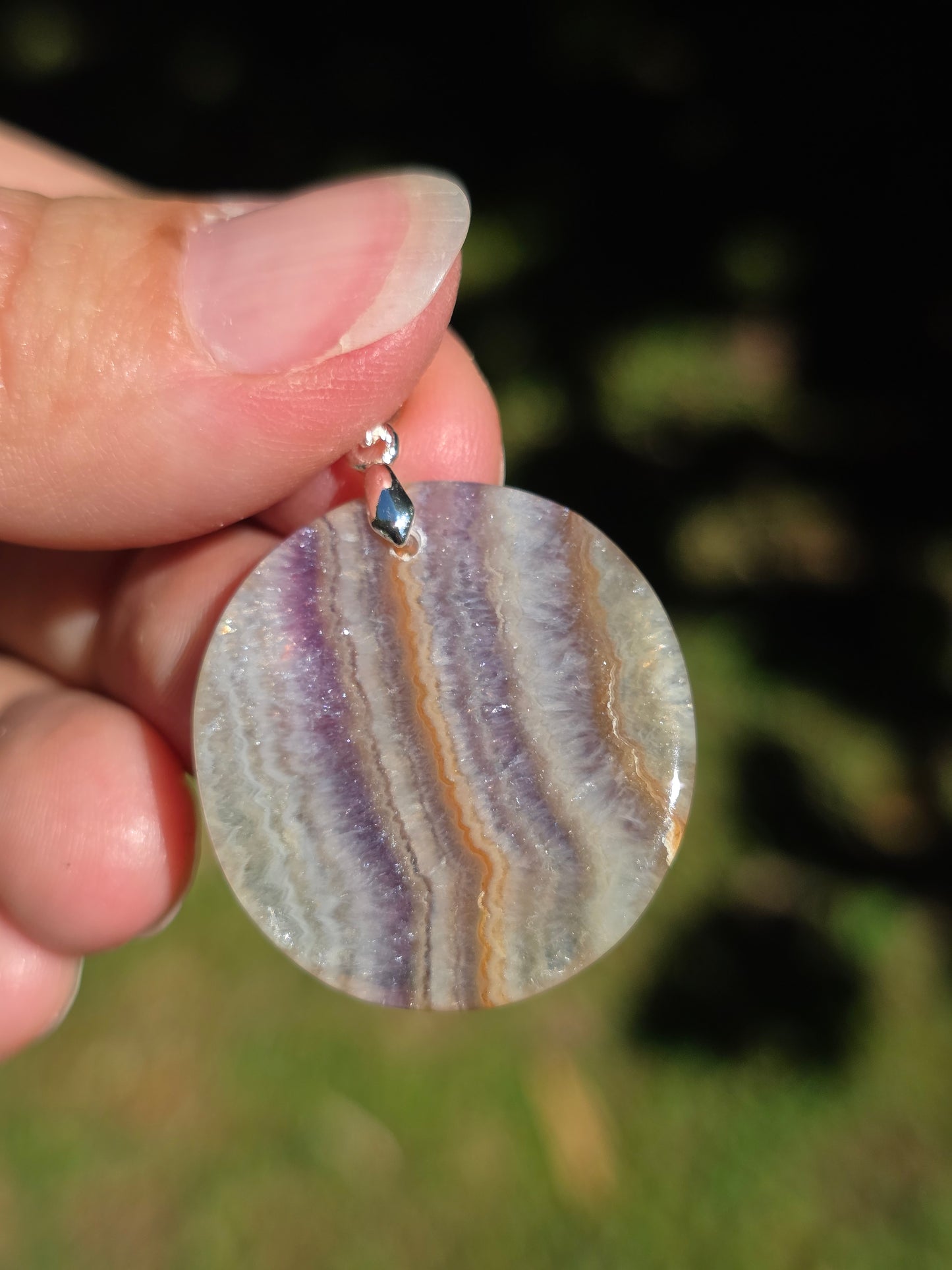 Pendentif Améthyste et Agate de Châtelperron n°5