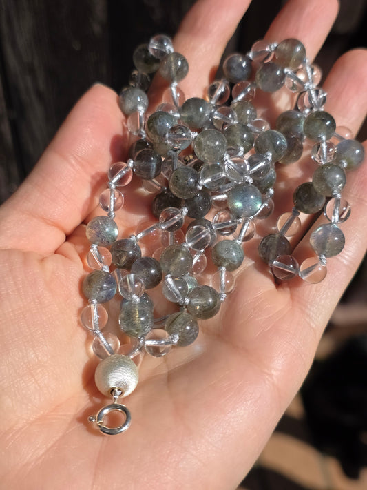 Collier Mala "Lumière Boréale"