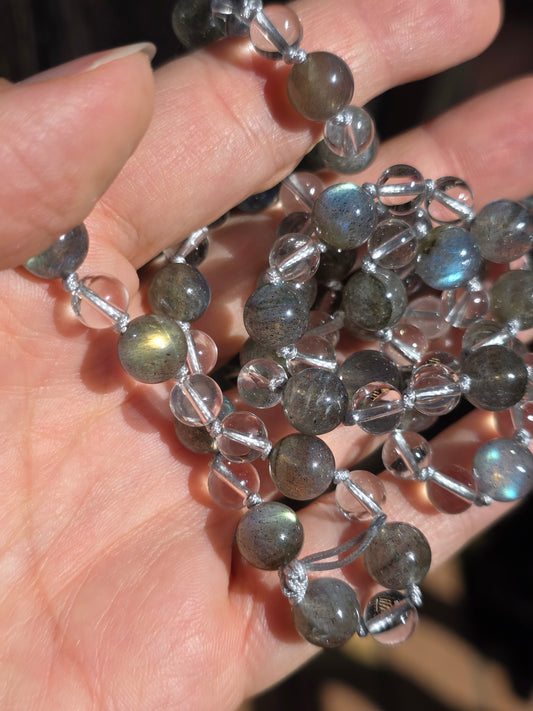 Collier Mala "Lumière Boréale"