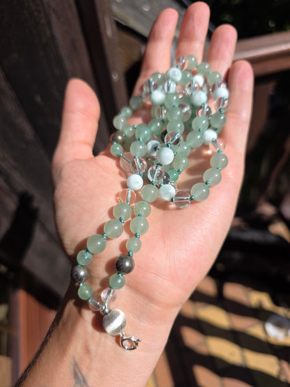 Collier Mala "Gardienne des vents"