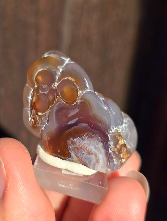 Agate feu du Mexique A3