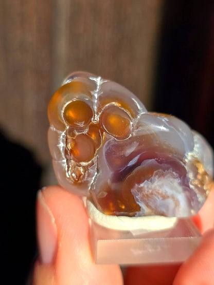 Agate feu du Mexique A3