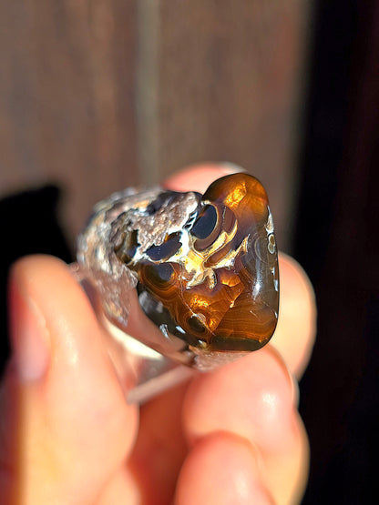 Agate feu du Mexique A4