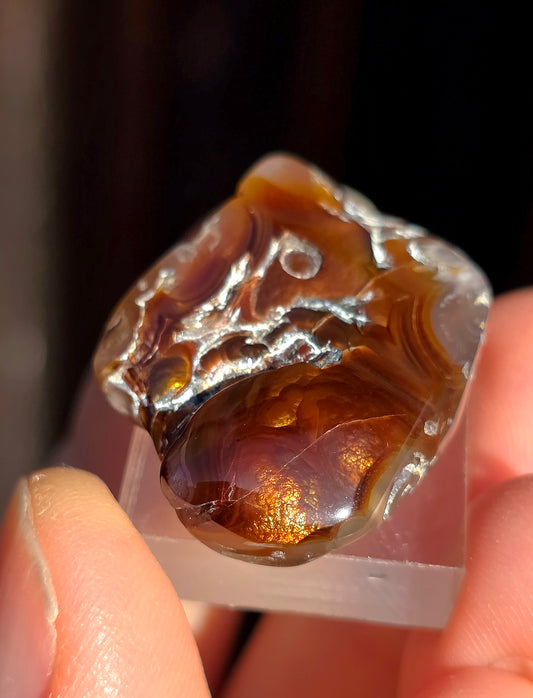 Agate feu du Mexique A8