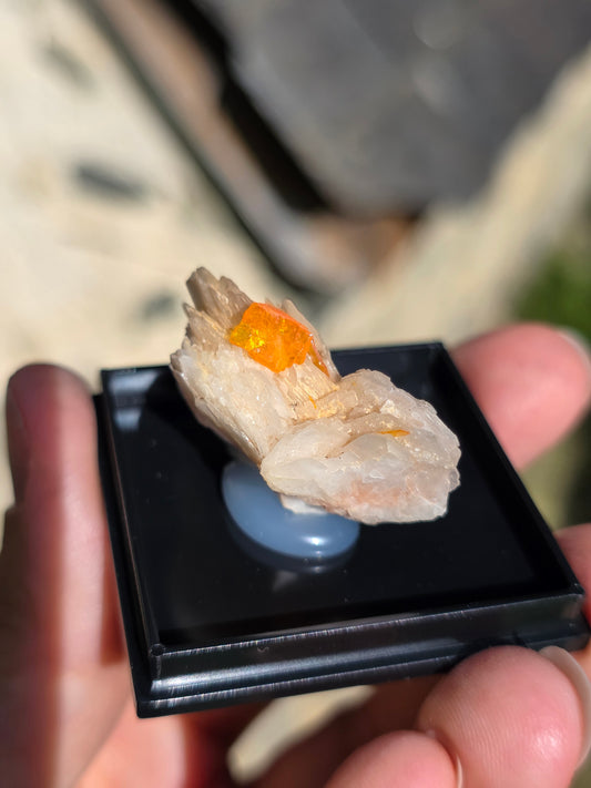 Wulfénite du Maroc n°6