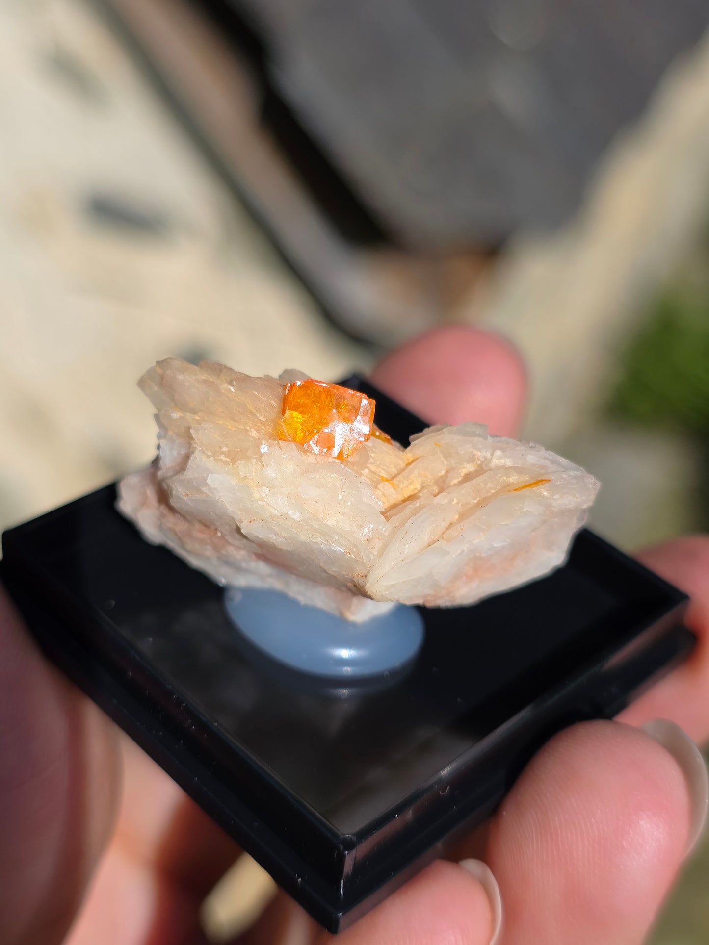 Wulfénite du Maroc n°6