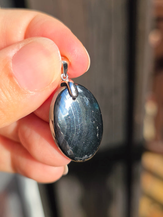 Pendentif Psilomelane