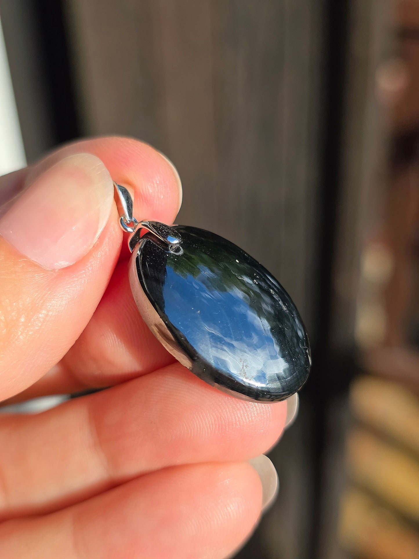 Pendentif Psilomelane