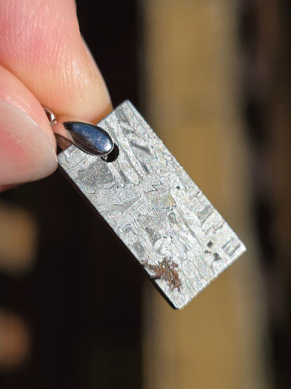 Pendentif en Météorite Sidérite M4