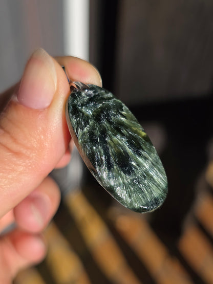 Pendentif en Séraphinite de Russie