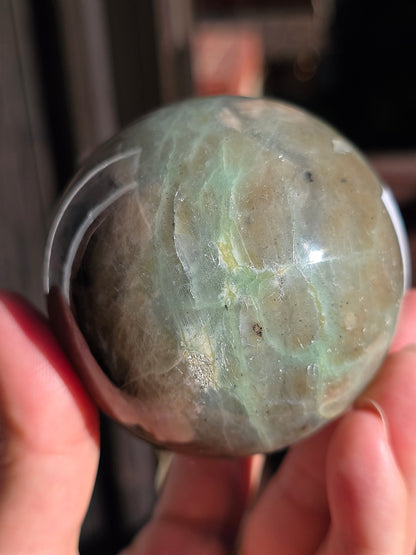 Grosse Sphère Garniérite (pierre de lune verte) G