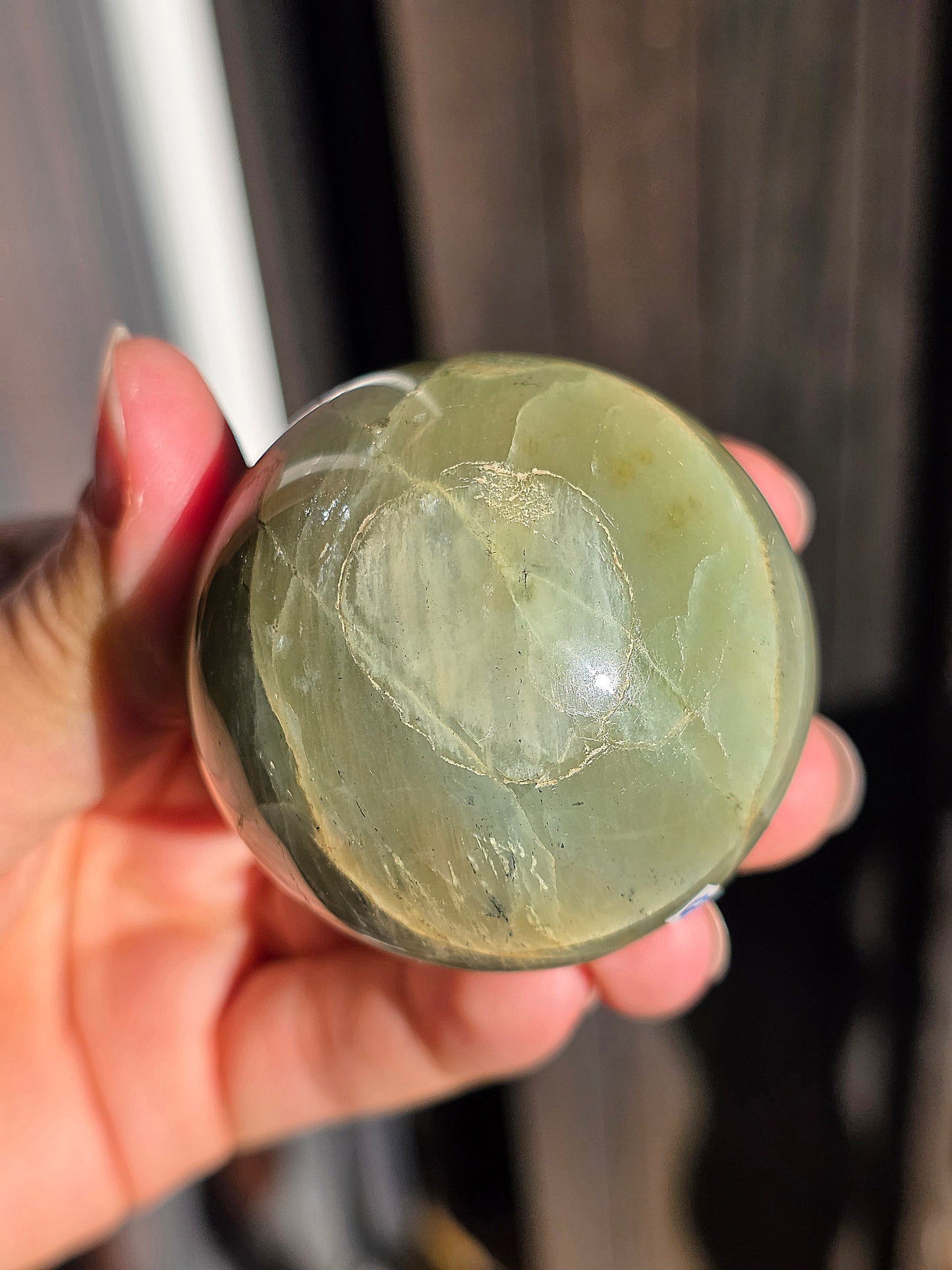 Grosse Sphère Garniérite (pierre de lune verte) G5