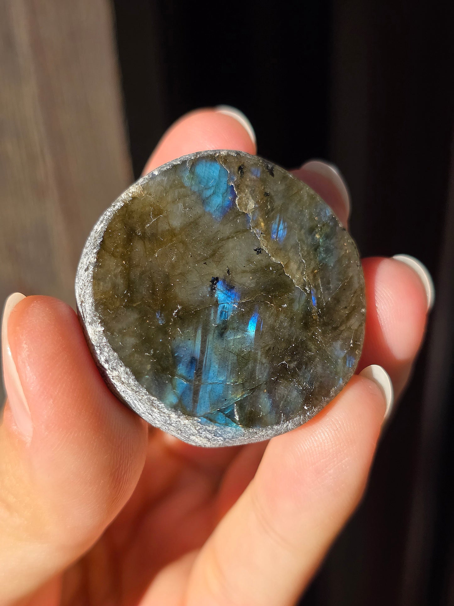 Demi sphère de Labradorite (à choisir)
