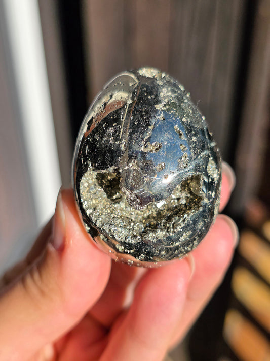 Oeuf en Pyrite du Pérou B