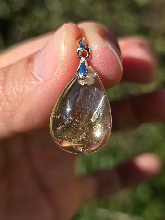 Pendentif Citrine naturelle A