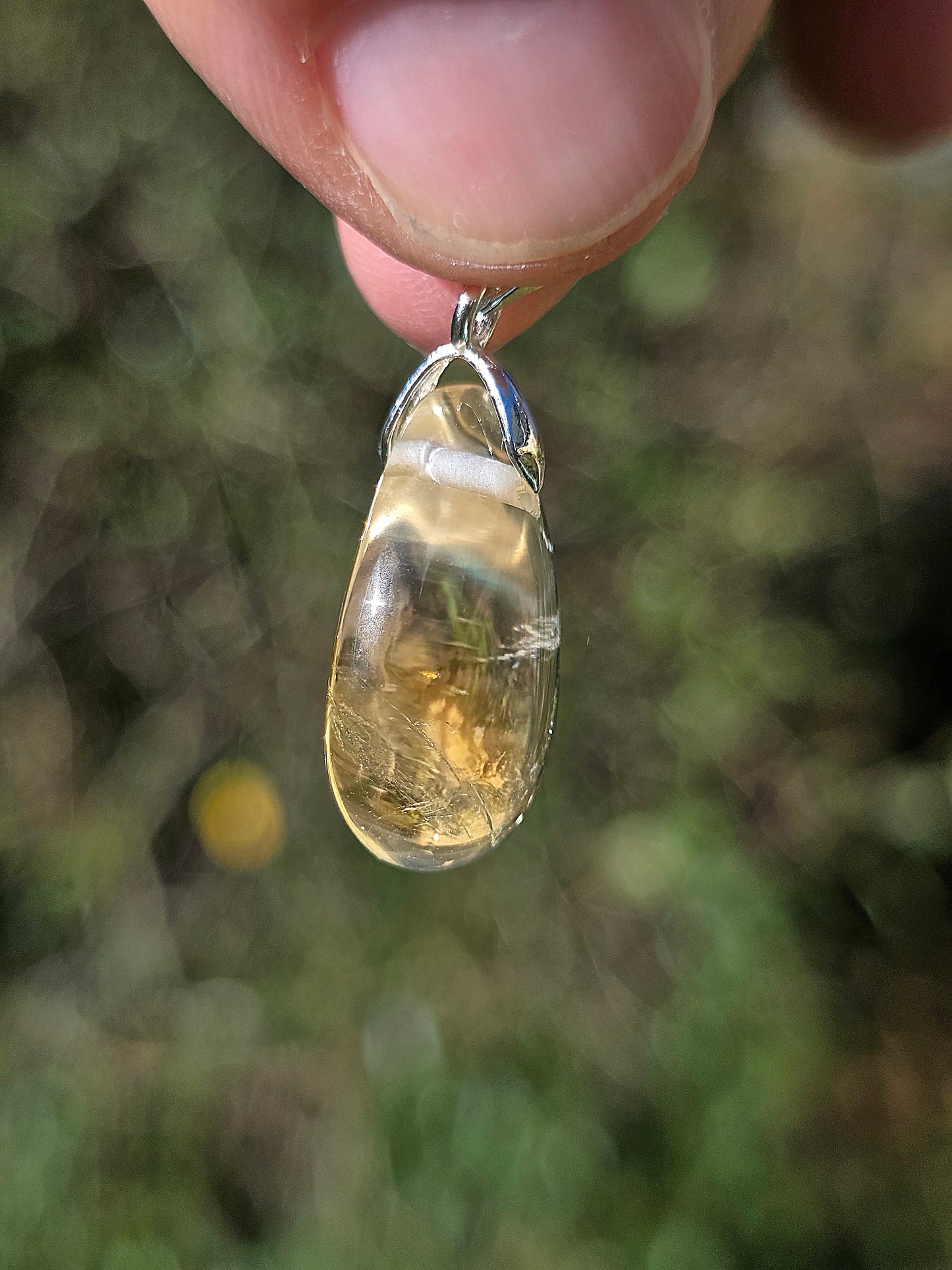 Pendentif Citrine naturelle A