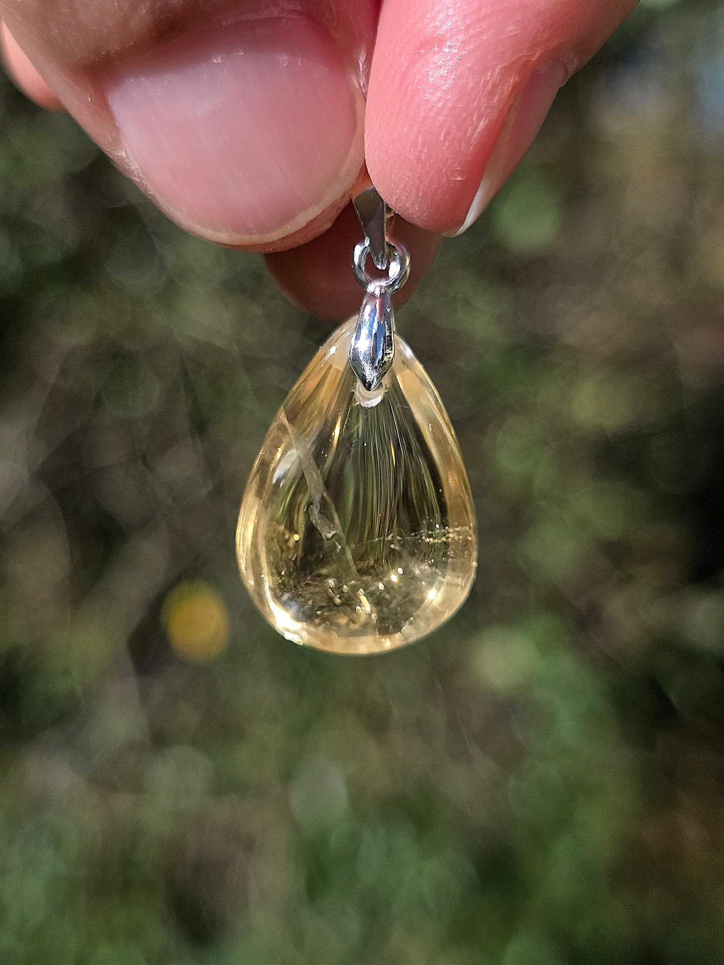 Pendentif Citrine naturelle A
