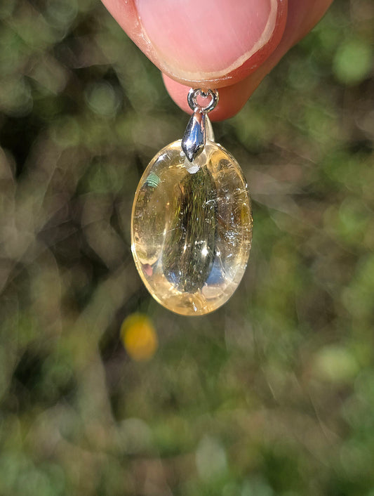 Pendentif Citrine naturelle B