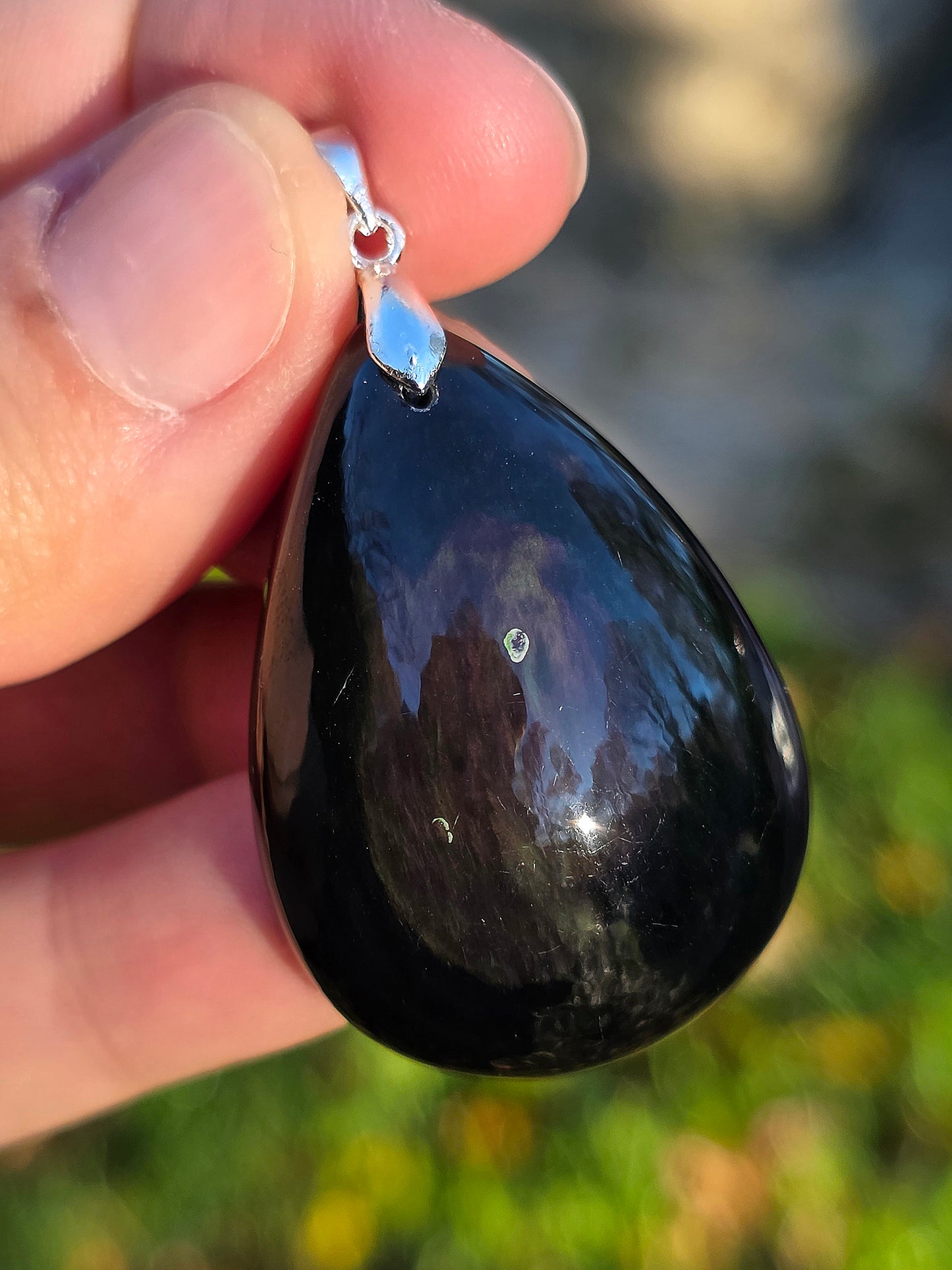 Pendentif Obsidienne mentogochol