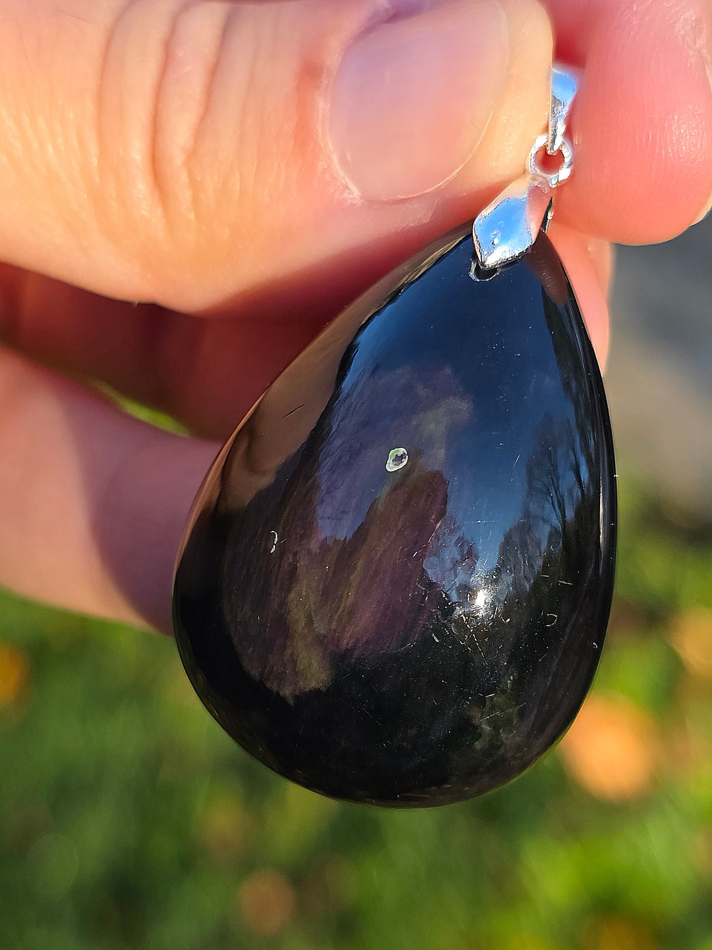 Pendentif Obsidienne mentogochol