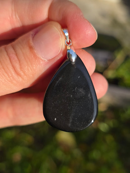 Pendentif Obsidienne Oeil Céleste (à choisir)