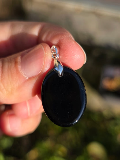 Pendentif Onyx noir (à choisir)