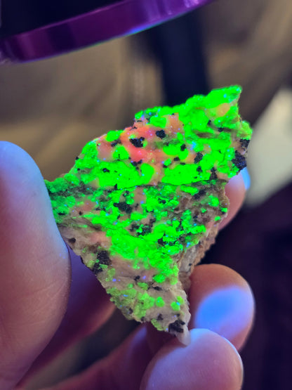 Willemite, Calcite et Franklinite n°6