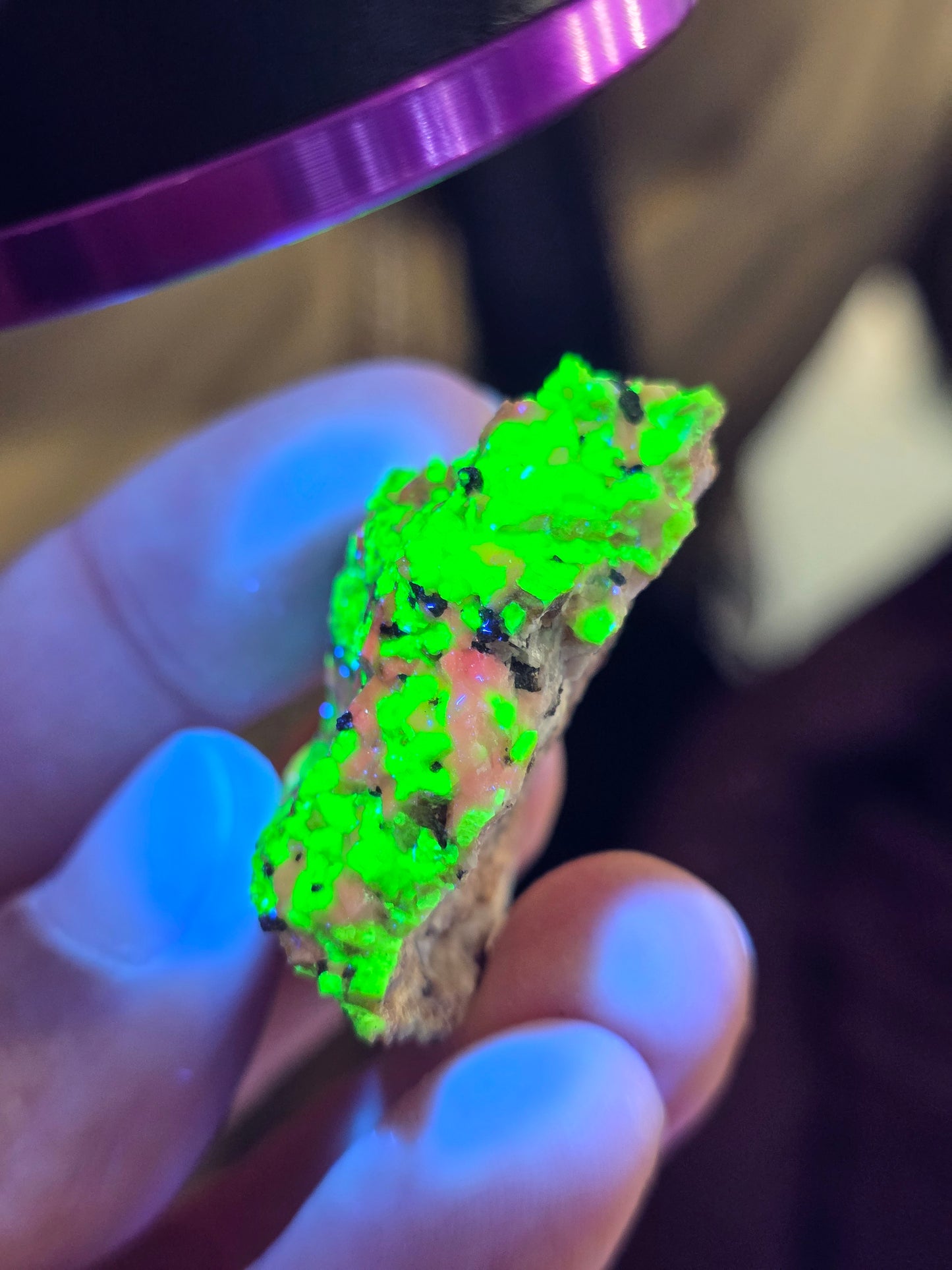 Willemite, Calcite et Franklinite n°6