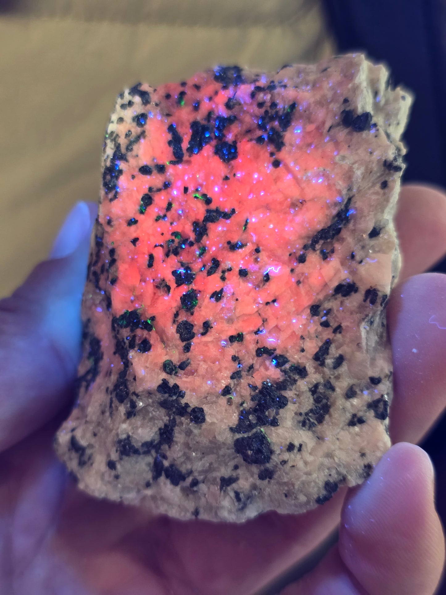 Willemite, Calcite et Franklinite n°8