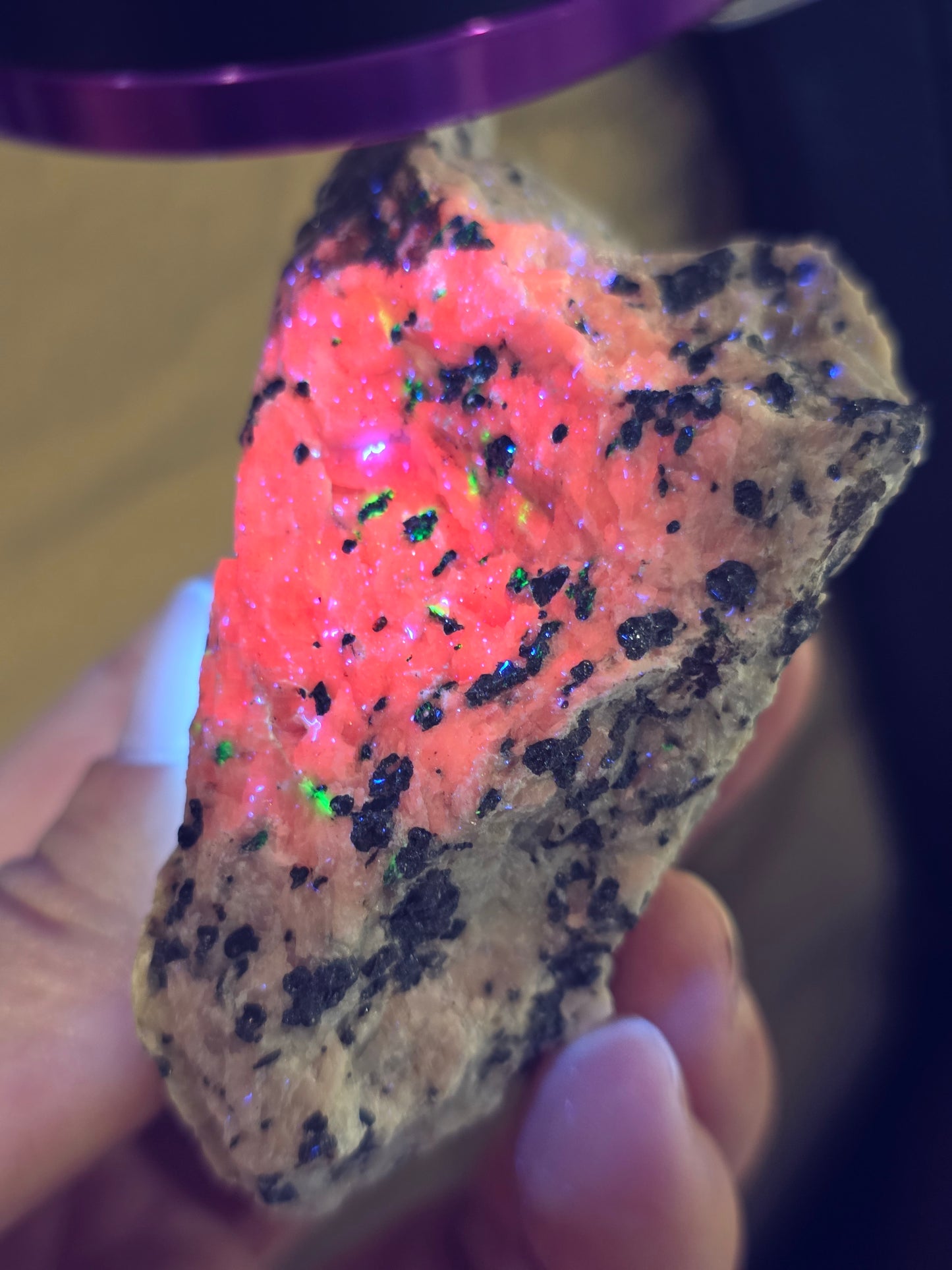 Willemite, Calcite et Franklinite n°8