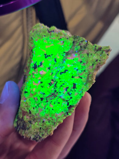 Willemite, Calcite et Franklinite n°2