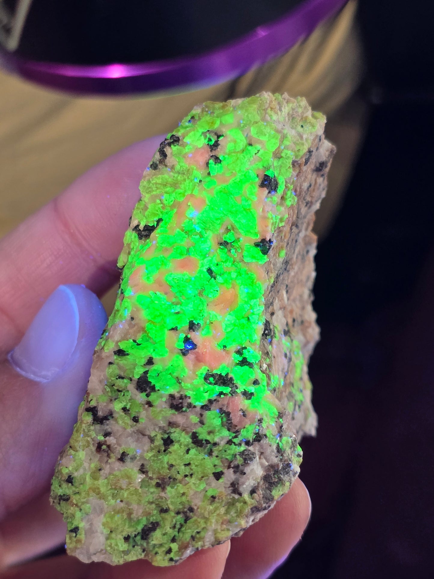 Willemite, Calcite et Franklinite n°9