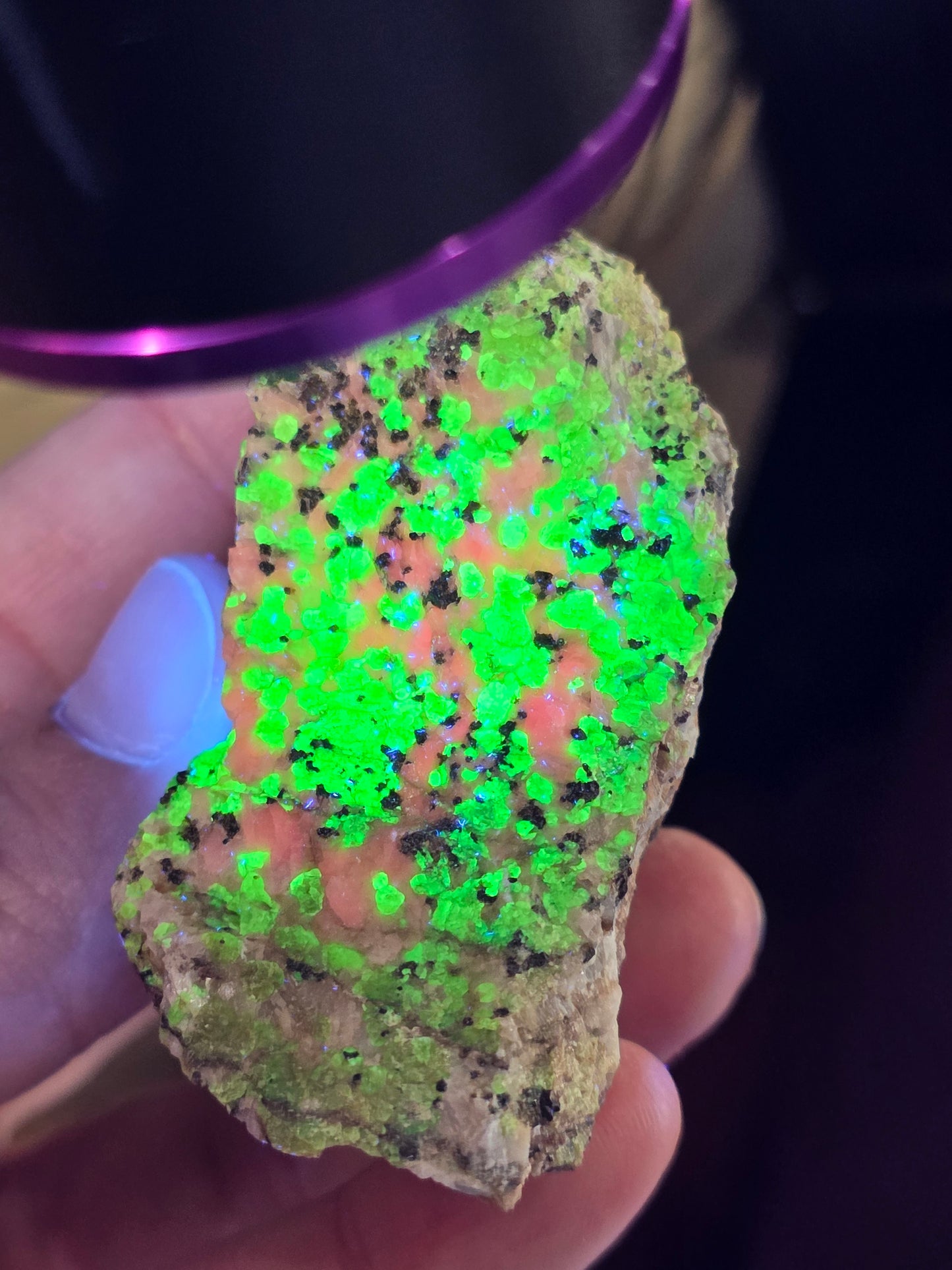 Willemite, Calcite et Franklinite n°9