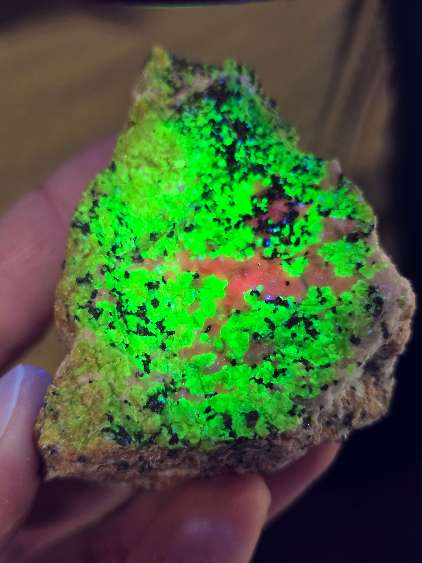 Willemite, Calcite et Franklinite n°3