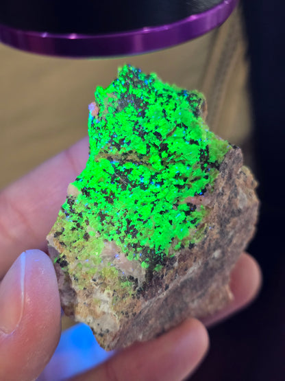 Willemite, Calcite et Franklinite n°3