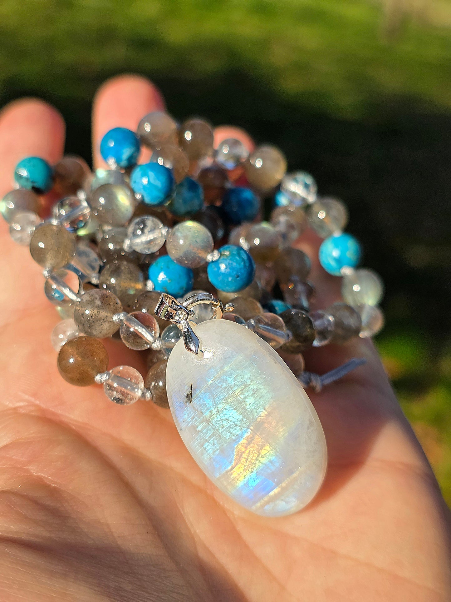 Collier Mala "Clarté des Mondes"