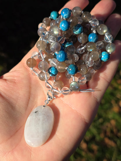 Collier Mala "Clarté des Mondes"