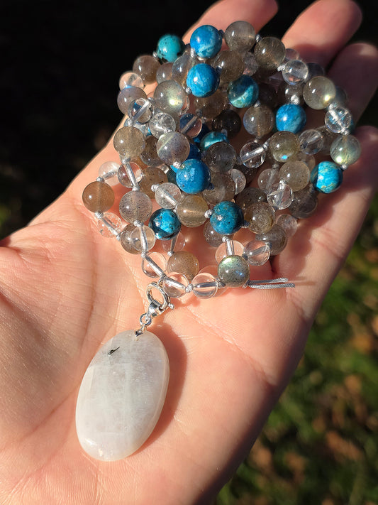 Collier Mala "Clarté des Mondes"