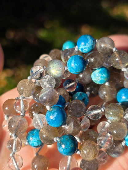 Collier Mala "Clarté des Mondes"