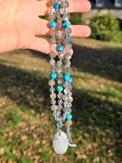 Collier Mala "Clarté des Mondes"