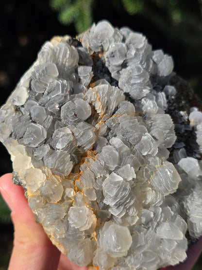 Calcite bleue et Pyrite d'Espagne