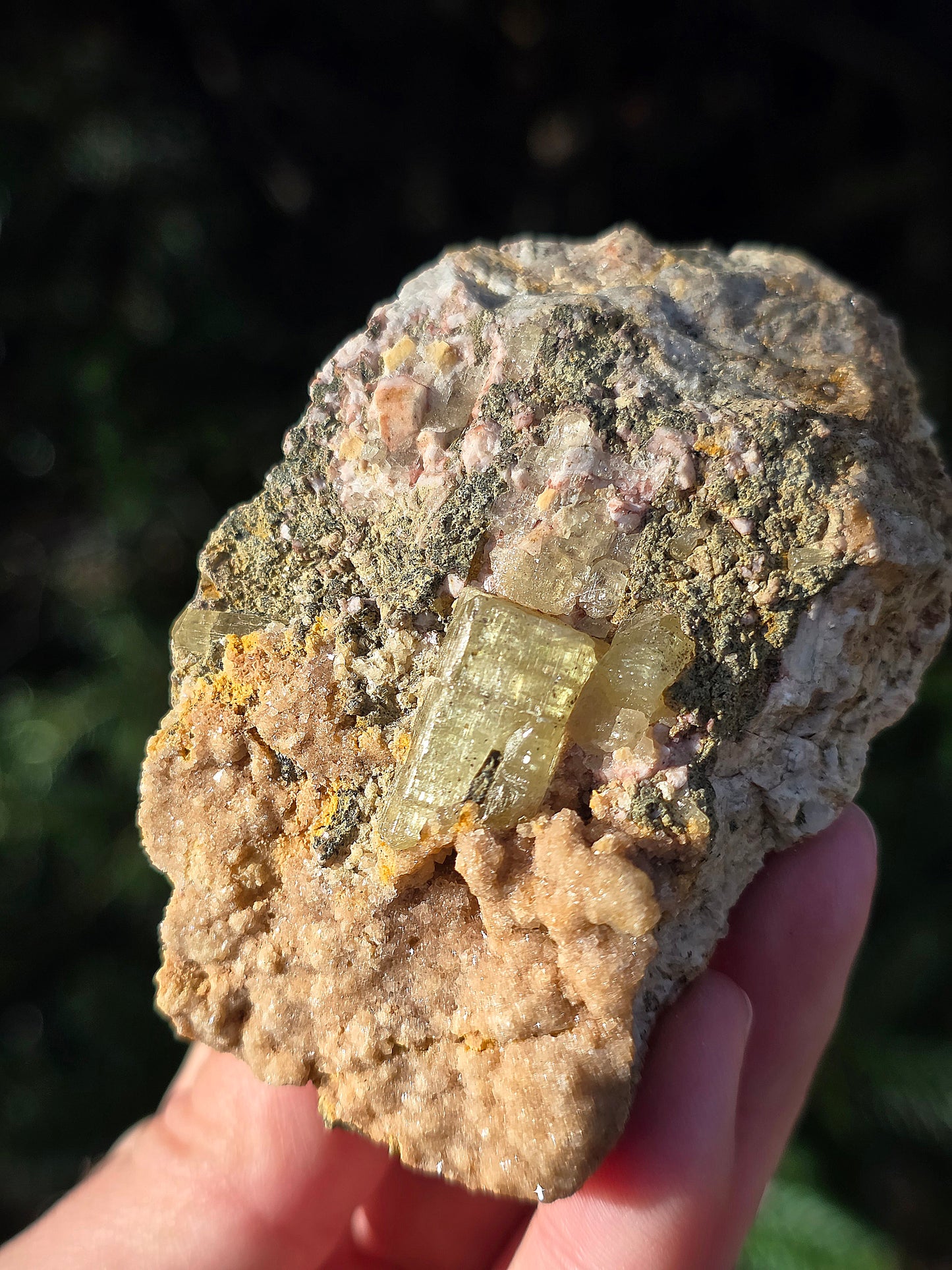 Apatite jaune du Maroc