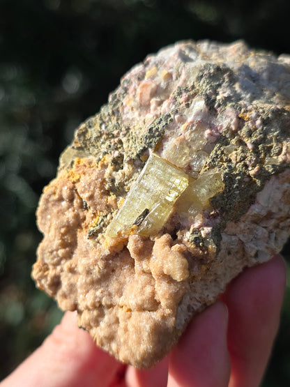 Apatite jaune du Maroc