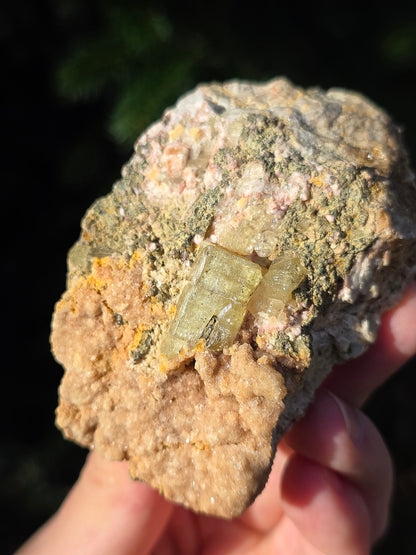 Apatite jaune du Maroc