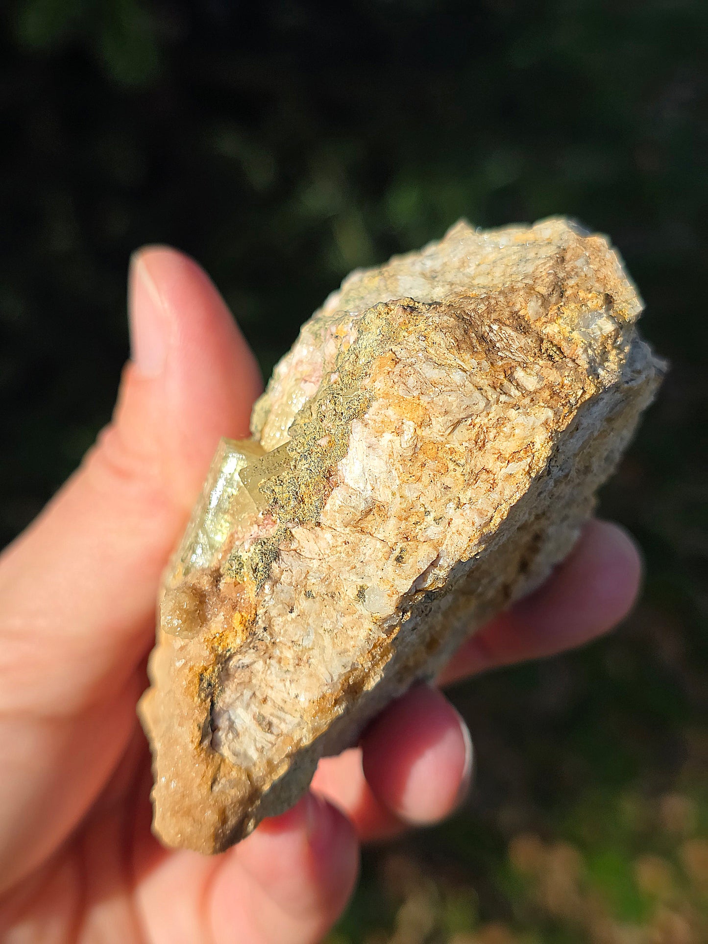 Apatite jaune du Maroc