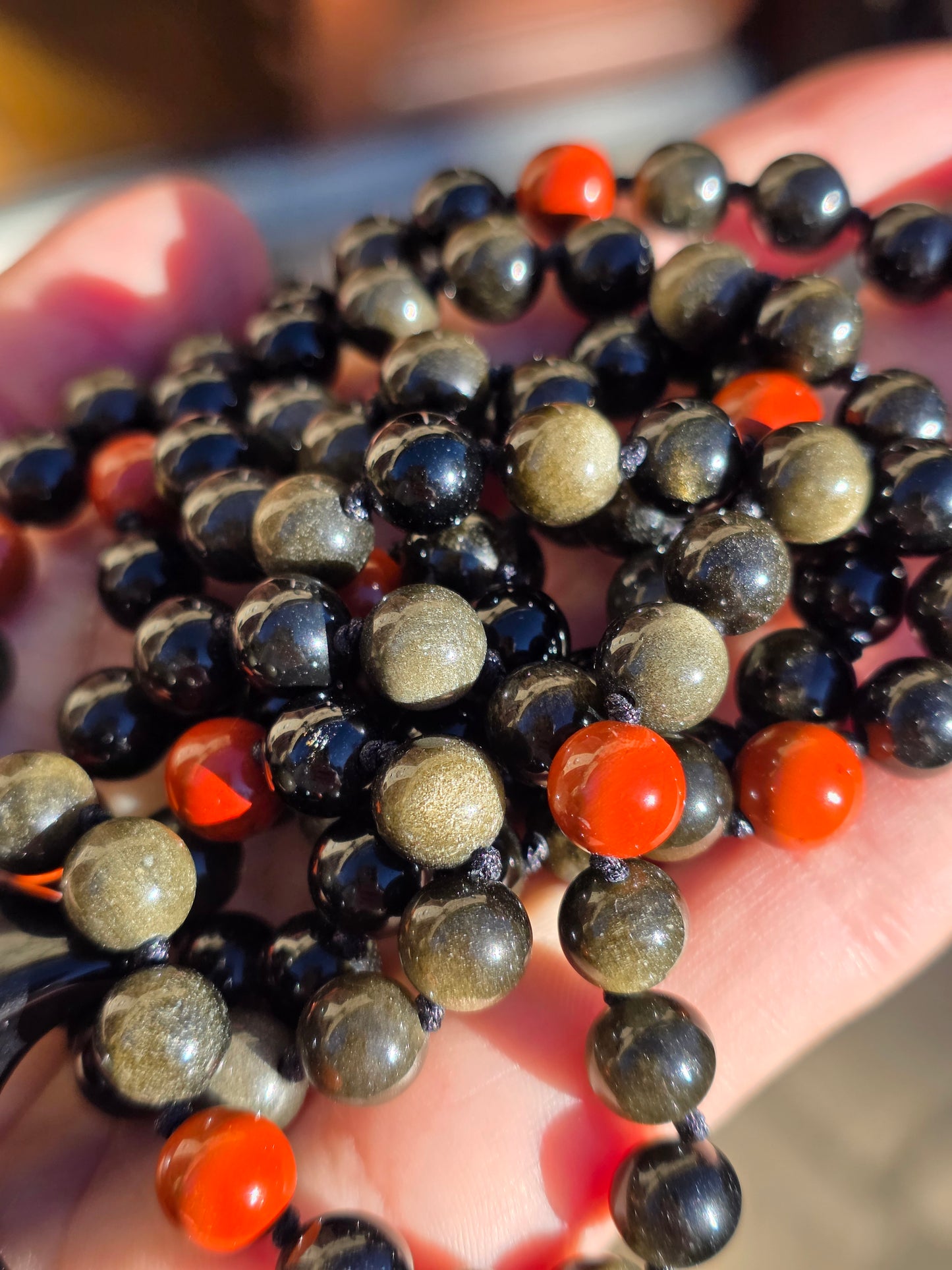 Collier Mala "Lune des Volcans"