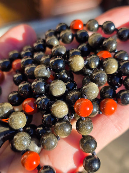 Collier Mala "Lune des Volcans"