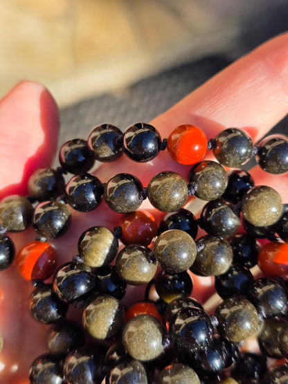 Collier Mala "Lune des Volcans"